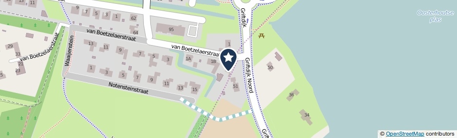 Kaartweergave Van Boetzelaerstraat 1 in Nijmegen