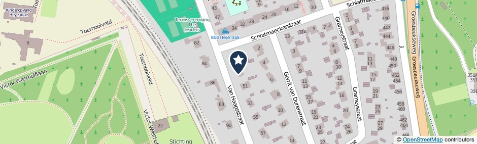 Kaartweergave Van Haapsstraat 49 in Nijmegen