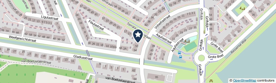 Kaartweergave Volsellastraat 46 in Nijmegen