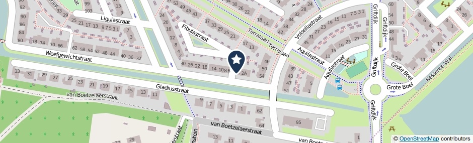 Kaartweergave Weefgewichtstraat 4-A in Nijmegen