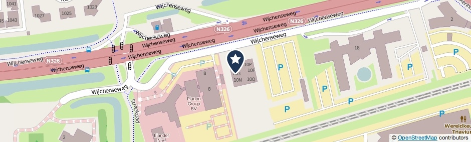 Kaartweergave Wijchenseweg 10-E in Nijmegen