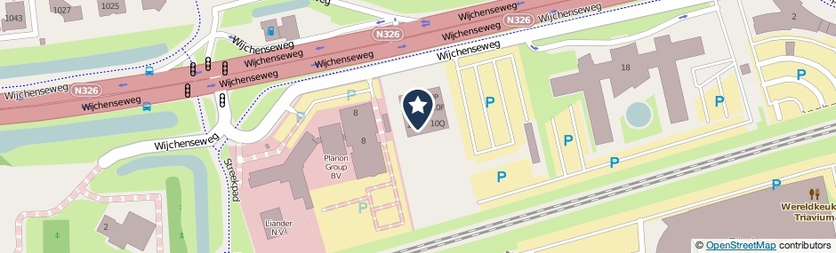 Kaartweergave Wijchenseweg 10-R in Nijmegen