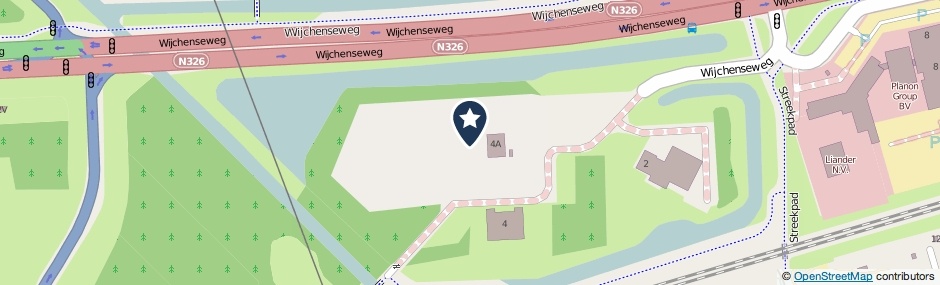 Kaartweergave Wijchenseweg 4-A in Nijmegen