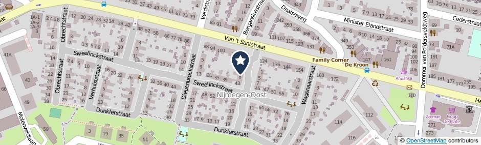 Kaartweergave Willem Heijdtstraat 6 in Nijmegen