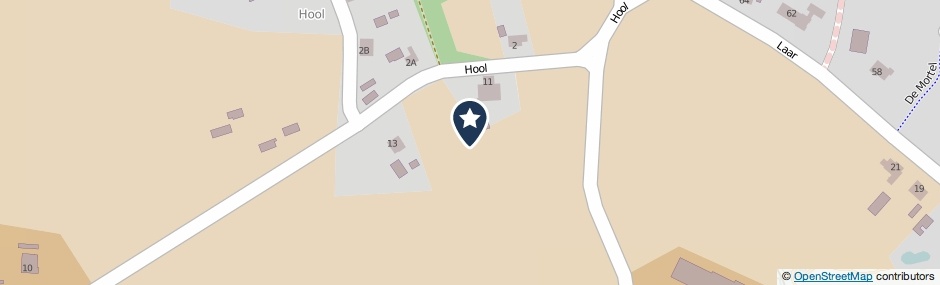 Kaartweergave Hool in Nuenen