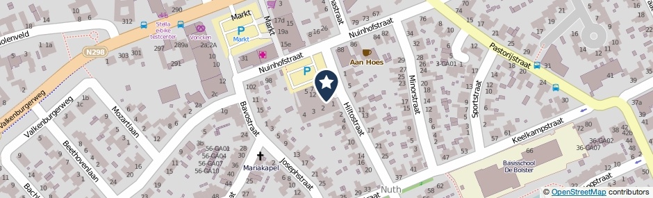 Kaartweergave Lindehof in Nuth