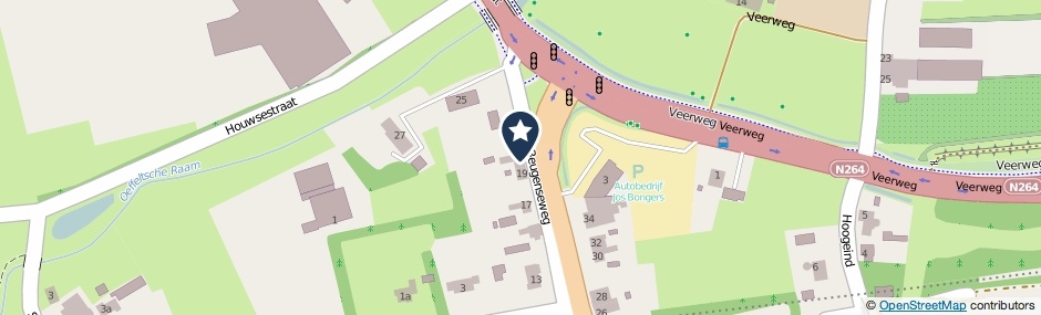 Kaartweergave Beugenseweg 21 in Oeffelt