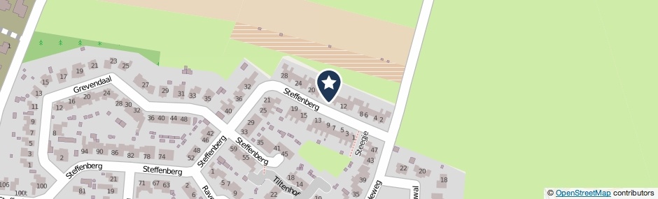 Kaartweergave Steffenberg 16 in Ottersum