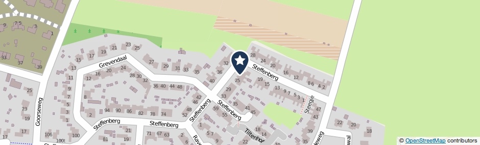Kaartweergave Steffenberg 21 in Ottersum