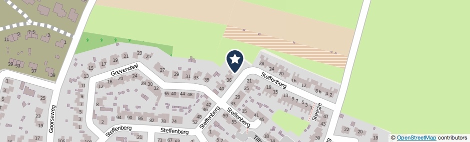 Kaartweergave Steffenberg 32 in Ottersum