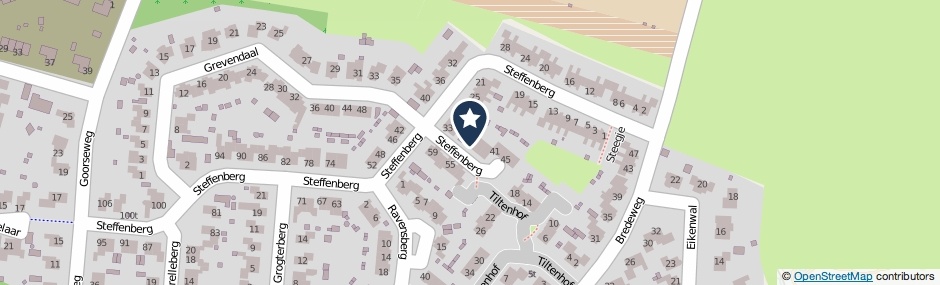 Kaartweergave Steffenberg 35 in Ottersum
