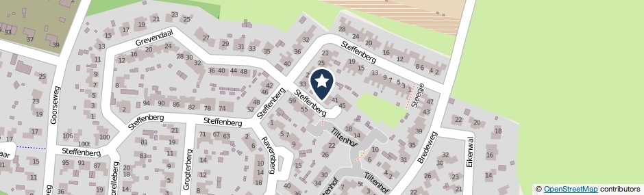 Kaartweergave Steffenberg 37 in Ottersum