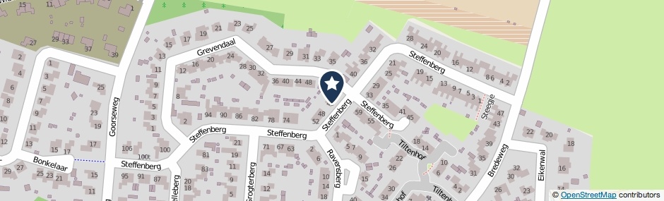 Kaartweergave Steffenberg 44 in Ottersum