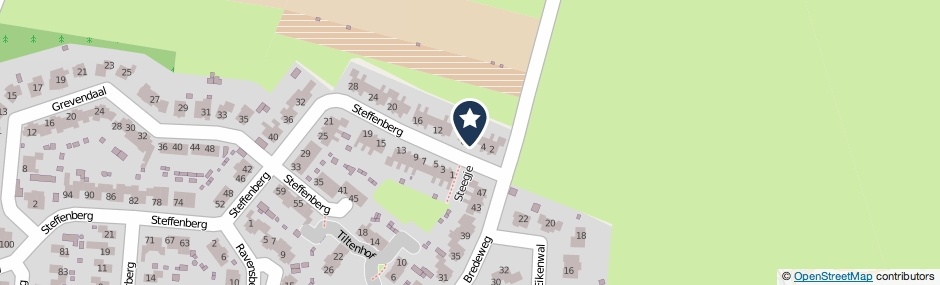 Kaartweergave Steffenberg 6 in Ottersum