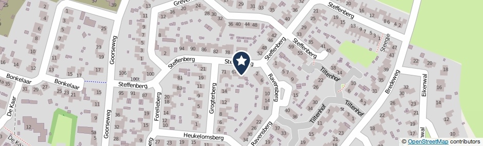 Kaartweergave Steffenberg 63 in Ottersum