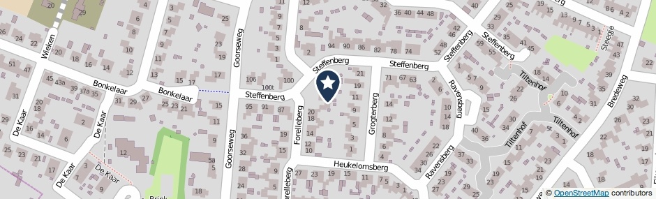 Kaartweergave Steffenberg 83 in Ottersum