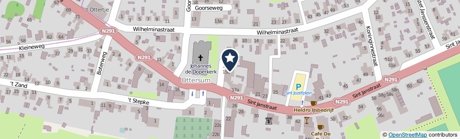 Kaartweergave St.Janstraat 15-L in Ottersum