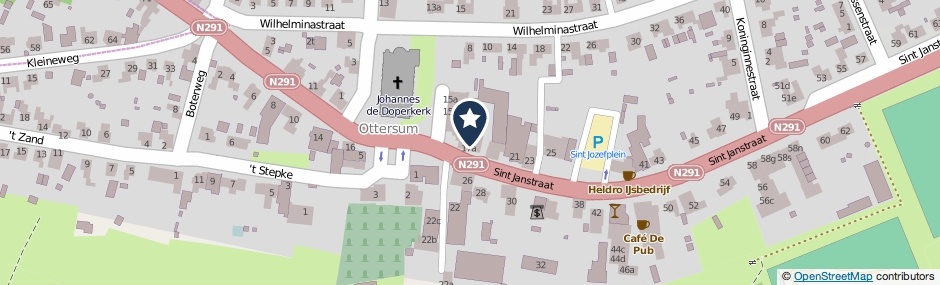 Kaartweergave St.Janstraat 17-E in Ottersum