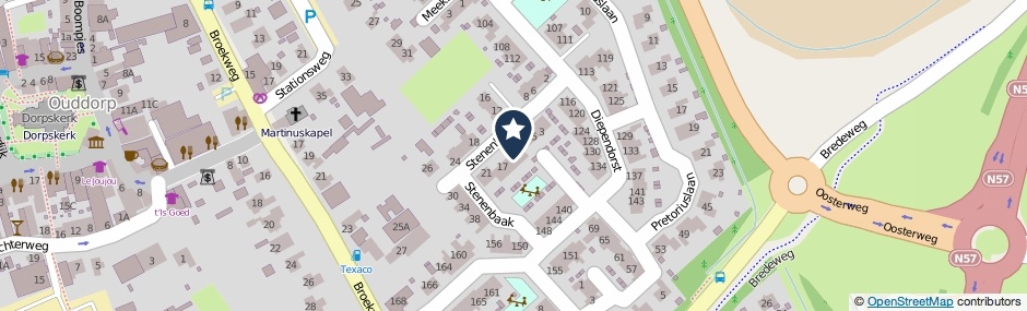 Kaartweergave Stenenbaak 13 in Ouddorp