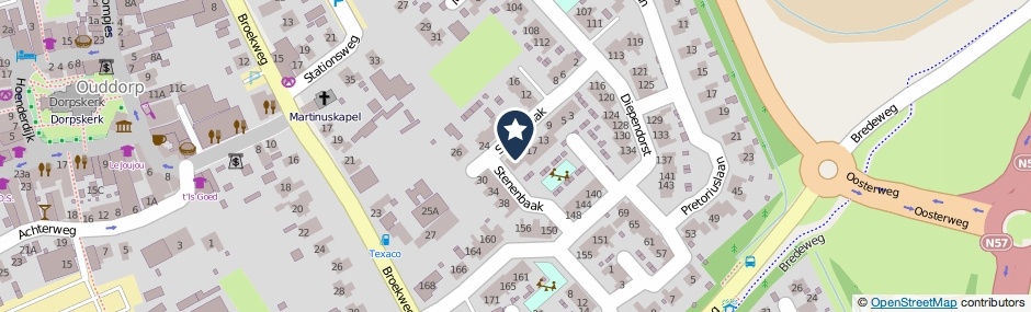 Kaartweergave Stenenbaak 21 in Ouddorp