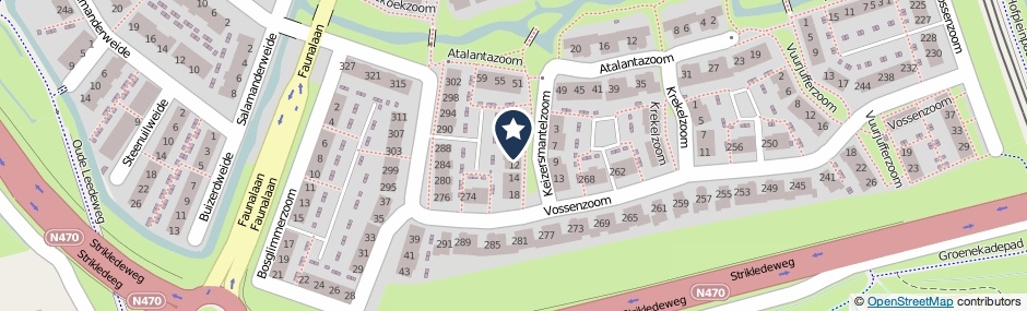 Kaartweergave Keizersmantelzoom 10 in Pijnacker