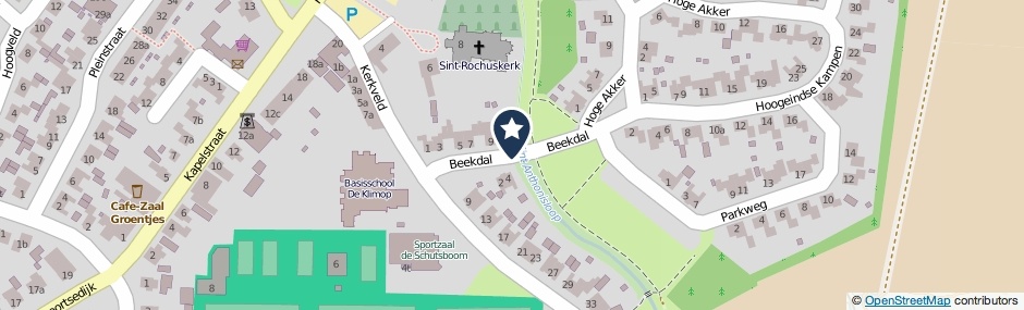 Kaartweergave Beekdal in Rijkevoort