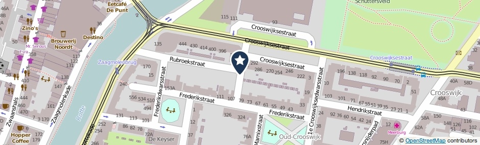 Kaartweergave 2e Crooswijksedwarsstraat in Rotterdam