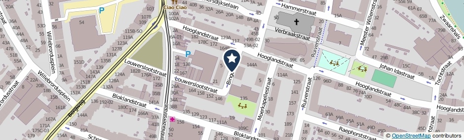 Kaartweergave Bingenstraat in Rotterdam