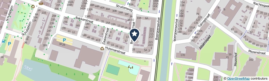 Kaartweergave Bouwmanstraat 24 in Rotterdam