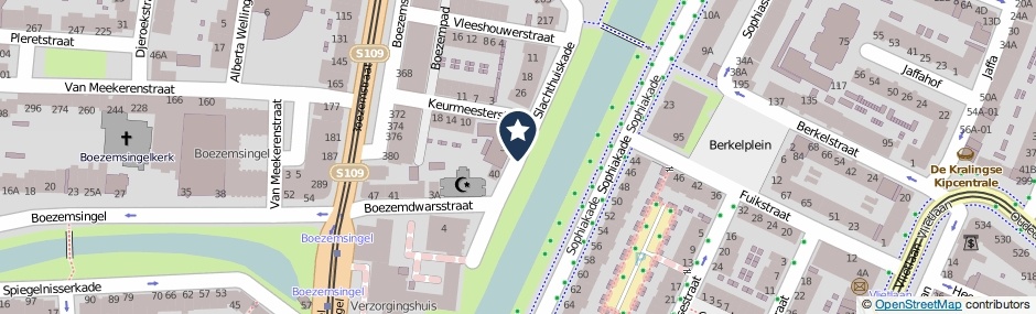 Kaartweergave Slachthuiskade in Rotterdam