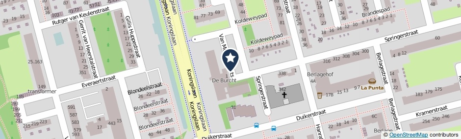 Kaartweergave Van Moorselplaats in Rotterdam