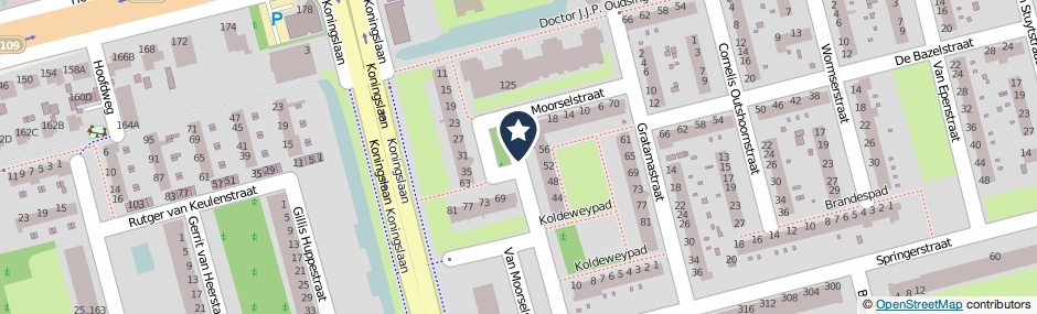 Kaartweergave Van Moorselstraat in Rotterdam