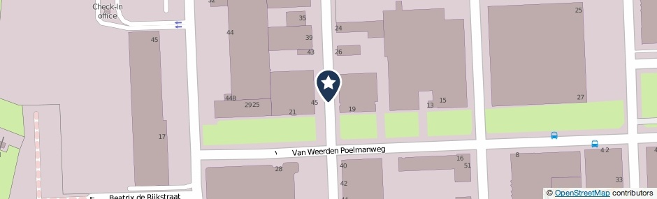 Kaartweergave Van Riemsdijkweg in Rotterdam