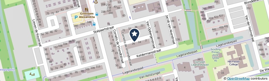 Kaartweergave Van Steenwinckelstraat in Rotterdam