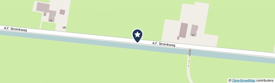 Kaartweergave A. F. Stroinkweg in Scheerwolde