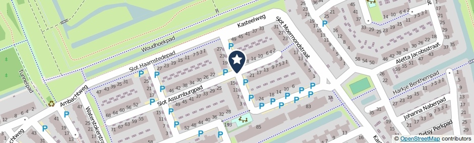 Kaartweergave Huis Te Merwestraat in Schiedam