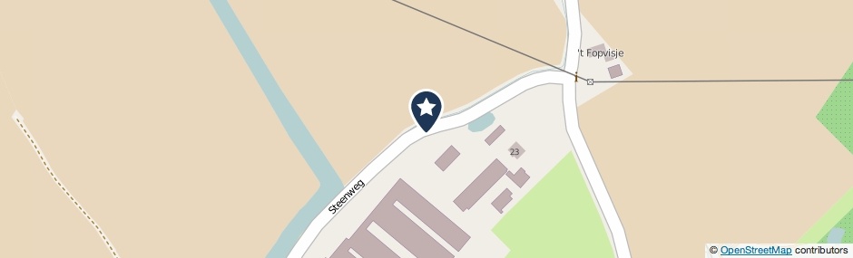 Kaartweergave Steenweg in Schore