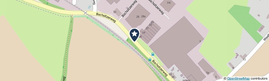 Kaartweergave Bocholtzerweg in Simpelveld