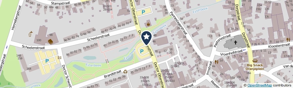 Kaartweergave Dr. Ottenstraat in Simpelveld