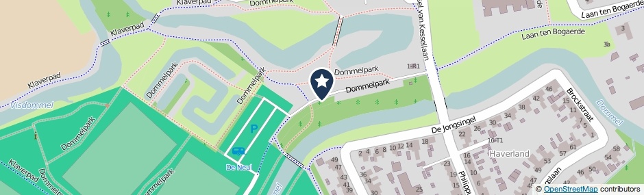 Kaartweergave Dommelpark in Sint-Oedenrode