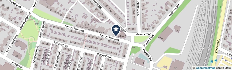 Kaartweergave Limbrichterweg 11 in Sittard