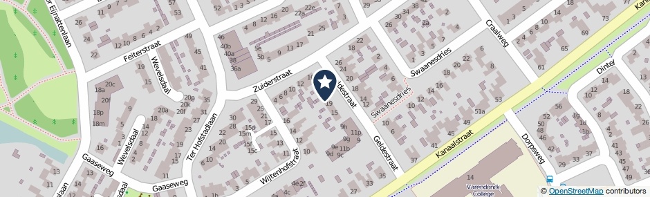 Kaartweergave Geldestraat 21 in Someren