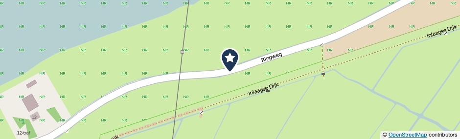 Kaartweergave Ringweg in Spaarndam
