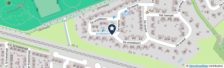 Kaartweergave De Wiezeboom in Steenwijk