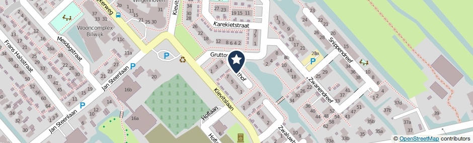 Kaartweergave Fazanthof in Stolwijk