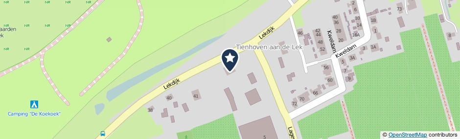 Kaartweergave Lekdijk 43 in Tienhoven (Zuid-Holland)