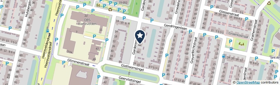 Kaartweergave Garderenstraat 46 in Tilburg