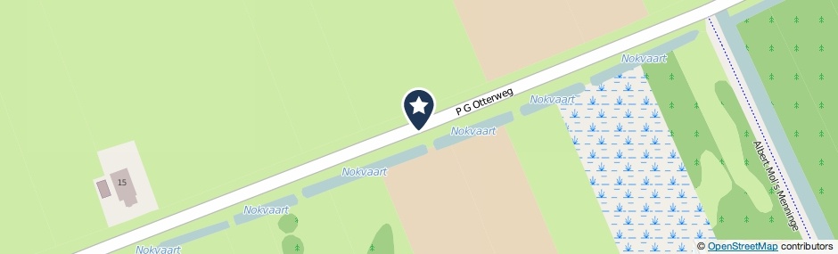 Kaartweergave P G Otterweg in Tjalleberd