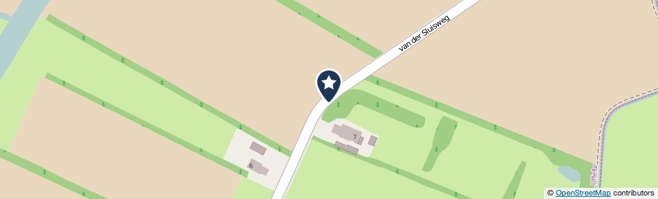 Kaartweergave Van Der Sluisweg in Uffelte