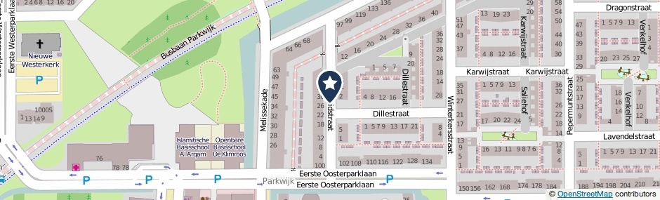 Kaartweergave Bonenkruidstraat in Utrecht